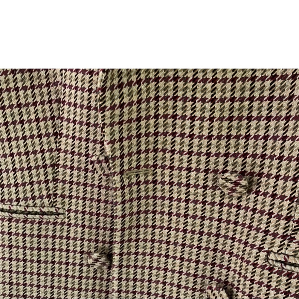 Massimo Dutti Blazer with Multicolor Houndstooth Detail - Picture 4 of 5
